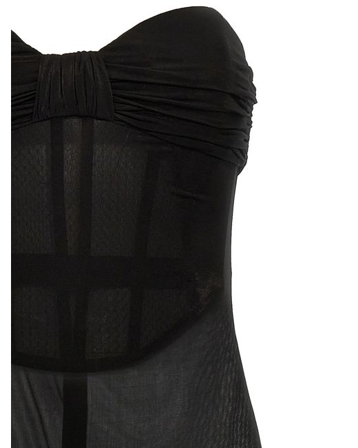 Magda Butrym Black '27' Dress