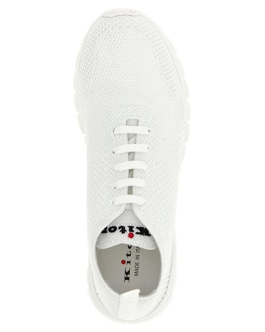 Kiton White 'Fits' Sneakers for men