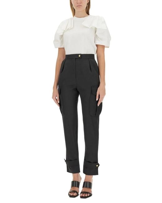 McQueen Black Military Pants