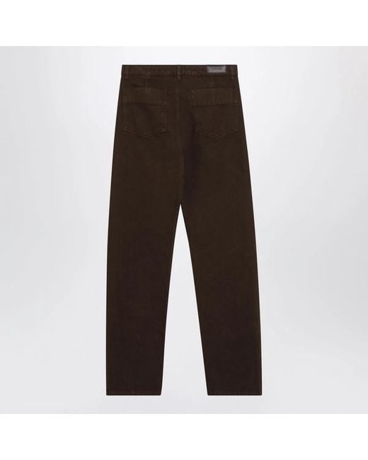 Lemaire Brown Twill Trousers