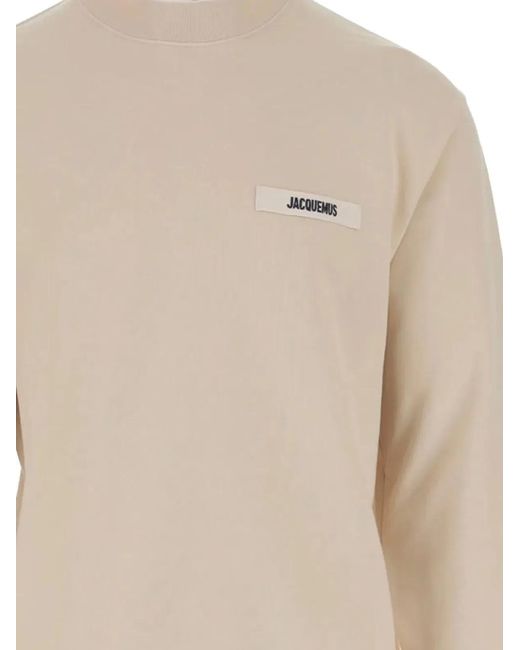 Jacquemus Natural Le Sweatshirt Gros Grain for men