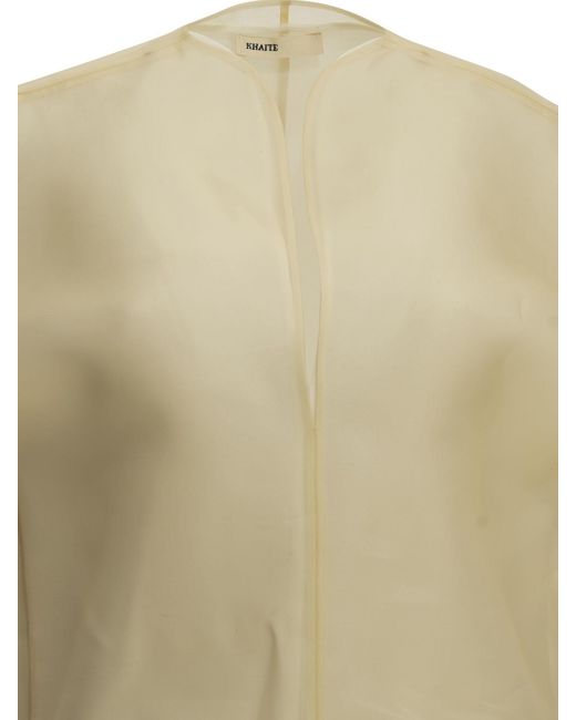 Khaite White "Briar" Casual Top