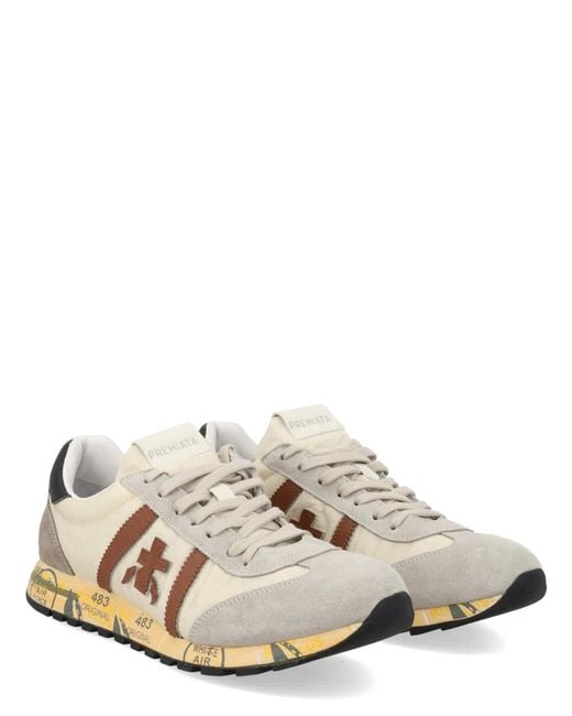 Premiata White Sneakers Lucy 8189 And Light for men