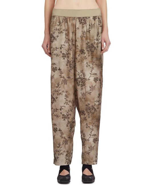 Uma Wang Natural Viscose And Cupro Palmer Trousers