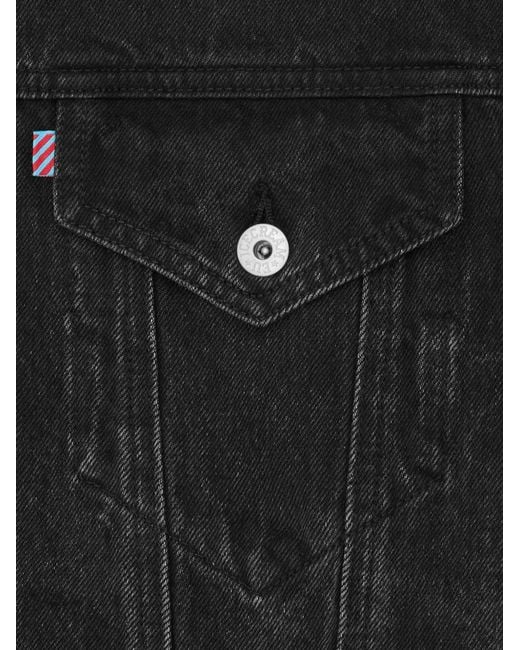 BBCICECREAM Black Denim Jacket for men