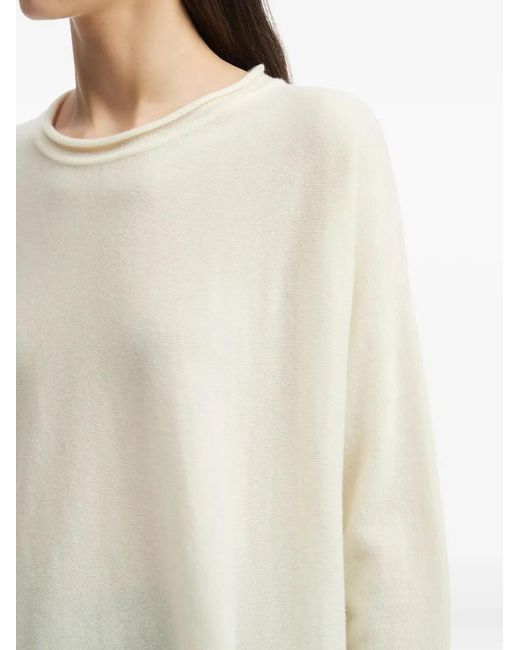Y's Yohji Yamamoto White "Asymmetry" Sweater