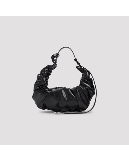 DIESEL Black Grab-D-Large Scrunched Hobo Bag