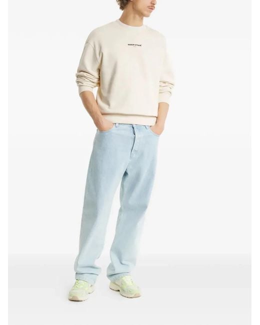 Maison Kitsuné White Maison Kitsuné Maison Kitsunè Paris Sweatshirt for men