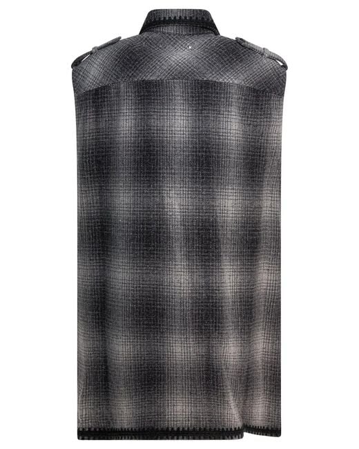 Golden Goose Deluxe Brand Black Wool-Blend Chemisier Dress