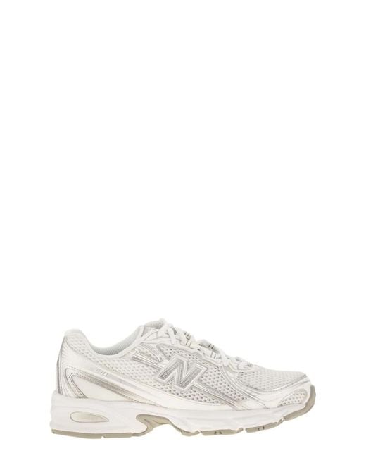 New Balance White Lifestile Tier 1 Sneakers