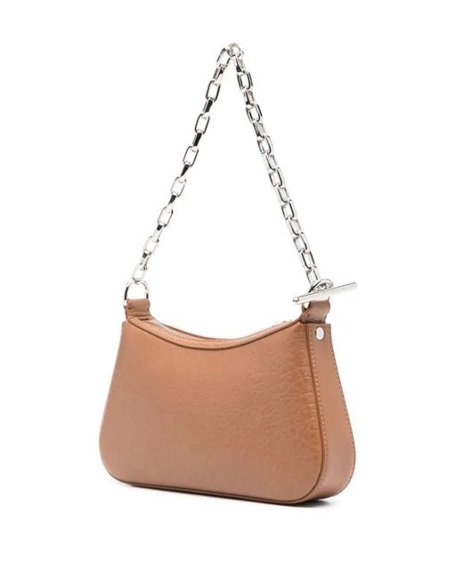 McQueen Brown Grainy Lamb Leather Pouch