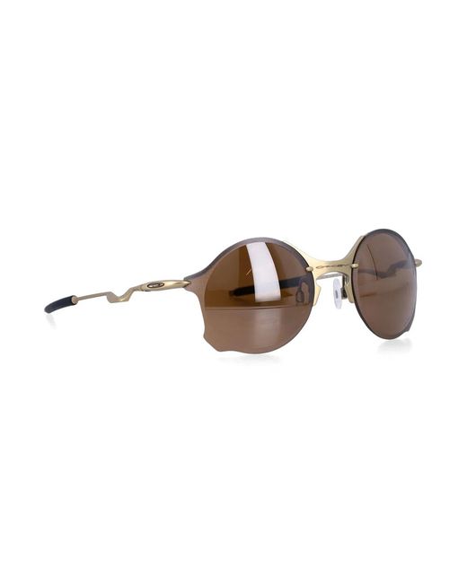 Oakley Brown Tailend Ti Rimless Titanium Sunglasses