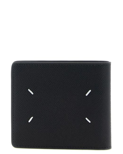 Maison Margiela Black 'Four Stitches' Wallet for men