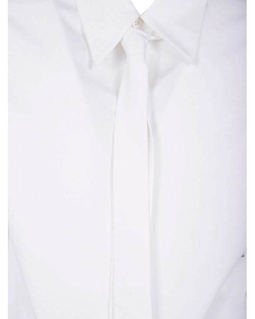 Jil Sander White Shirt With Tie for men