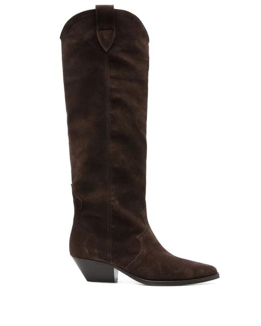Isabel Marant Black Denvee Leather Boots