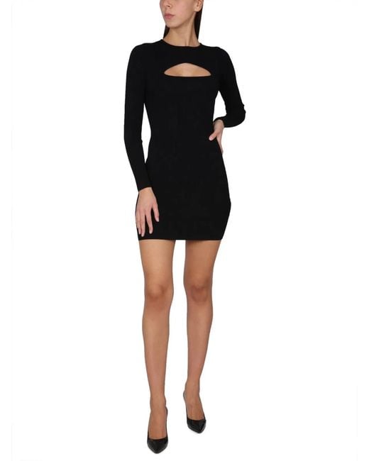 DSquared² Black Dress Cut Out