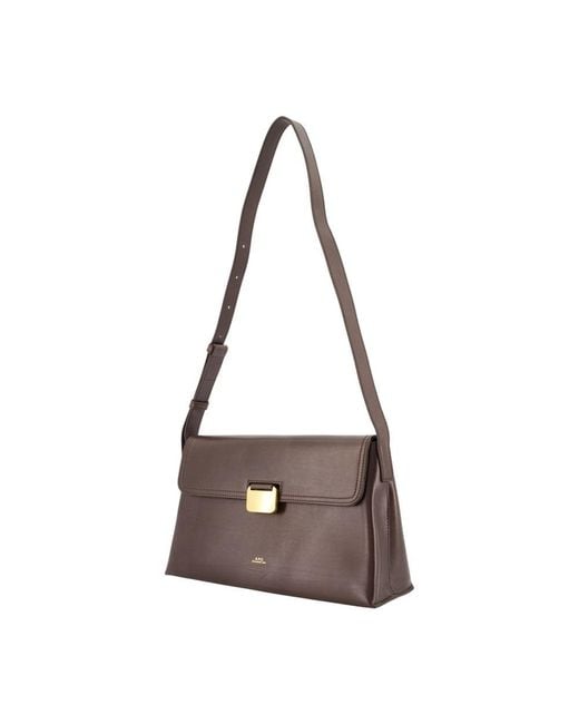A.P.C. Brown Simone Shoulder Bag