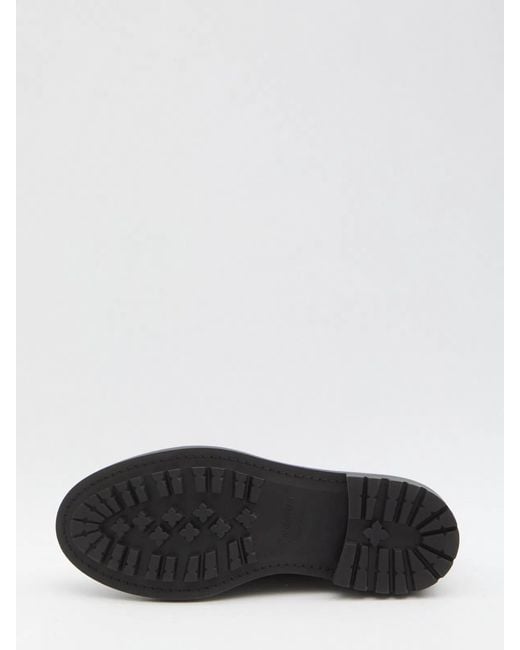 Saint Laurent White Derby Lino for men