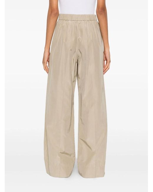 Forte_forte Natural Polyester Cotton Trousers