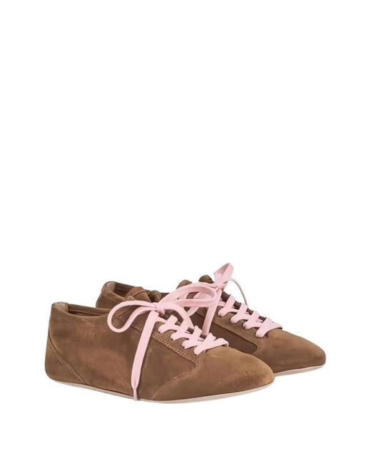 Agl Attilio Giusti Leombruni Brown Lace-Up Fastening Front