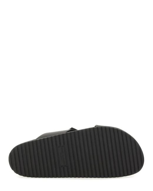 Dolce & Gabbana Black Dolce & Gabbana Calfskin Sandal for men