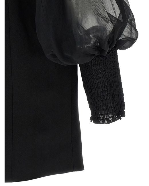 Balmain Black Xl Zip Dress