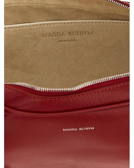 Magda Butrym Red 'Brigitte Trapeze' Handbag
