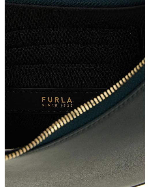Furla Black Delizia' Mini Shoulder Bag