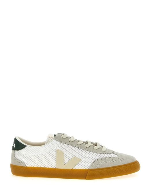 Veja White 'Volley' Sneakers for men