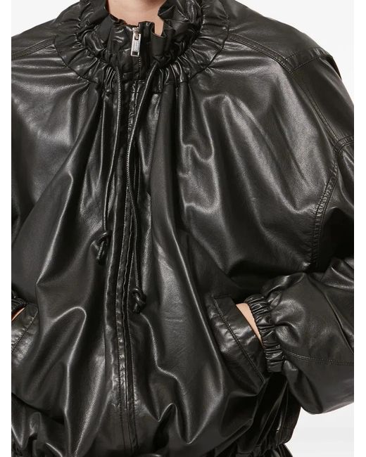 Isabel Marant Black Polyurethane Jacket