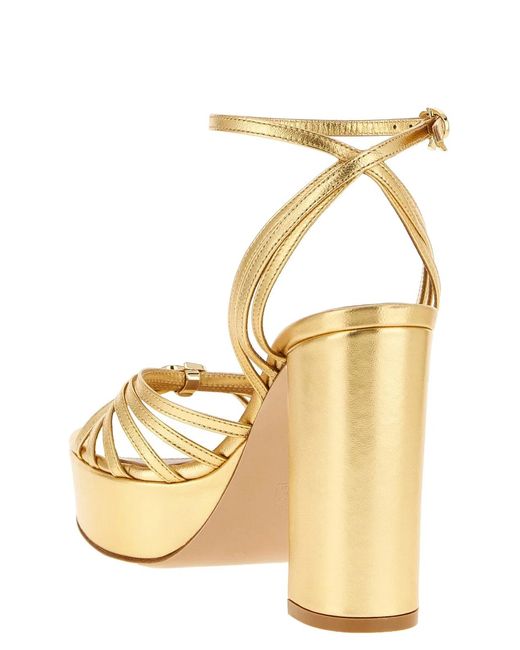 Gianvito Rossi Metallic 'Rita' Sandals