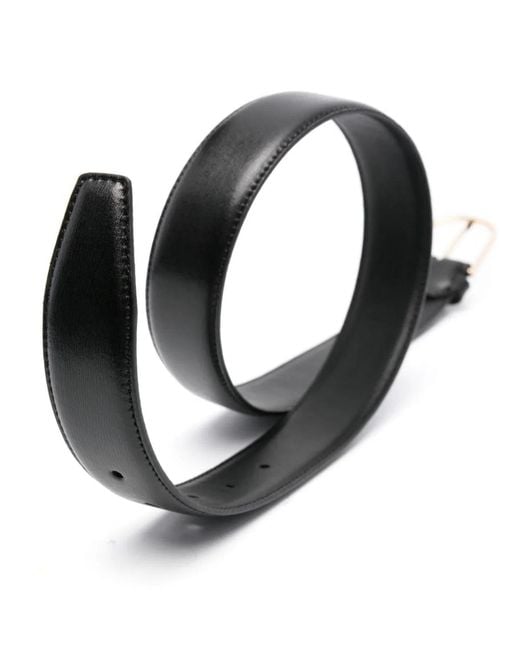 Totême Black Leather Belt