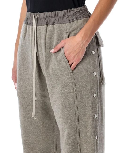 Rick Owens Gray Drkshdw Melange Pusher Pants