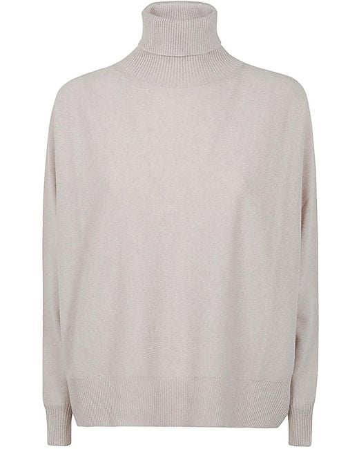 D.exterior White Cashmere Over Turtleneck