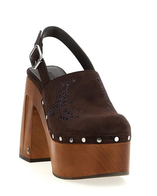 Jimmy Choo Brown Alida' Clog