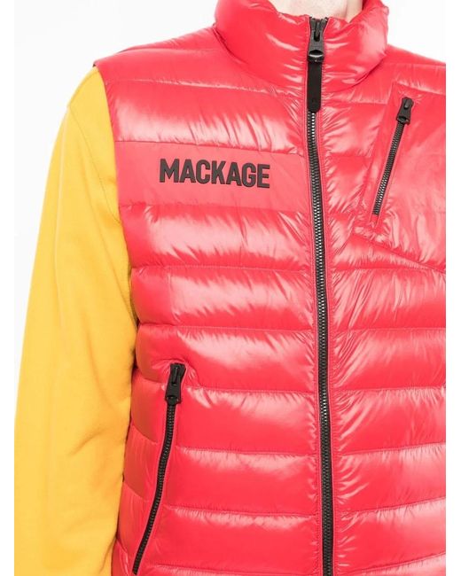 Mackage Pink Hardy Down Vest Jacket for men