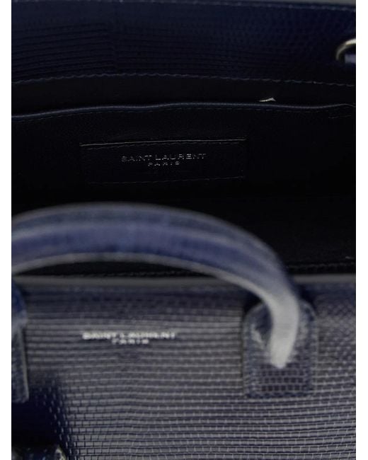 Saint Laurent Blue Nano 'Sac De Jour' Handbag
