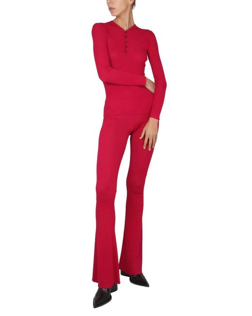 DSquared² Red Flare Pant