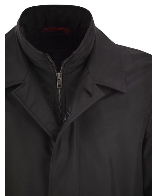 Fay Black Easy Morning Coat for men