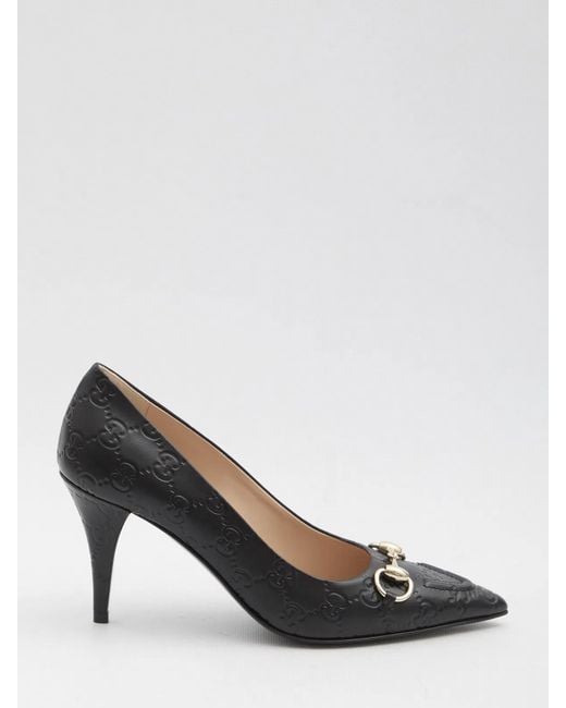 Gucci Black Pumps With Horsebit