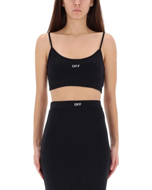 Off-White c/o Virgil Abloh Black Top With Thin Straps