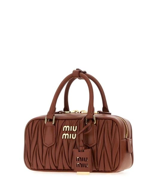Miu Miu Brown Arcadie Bag