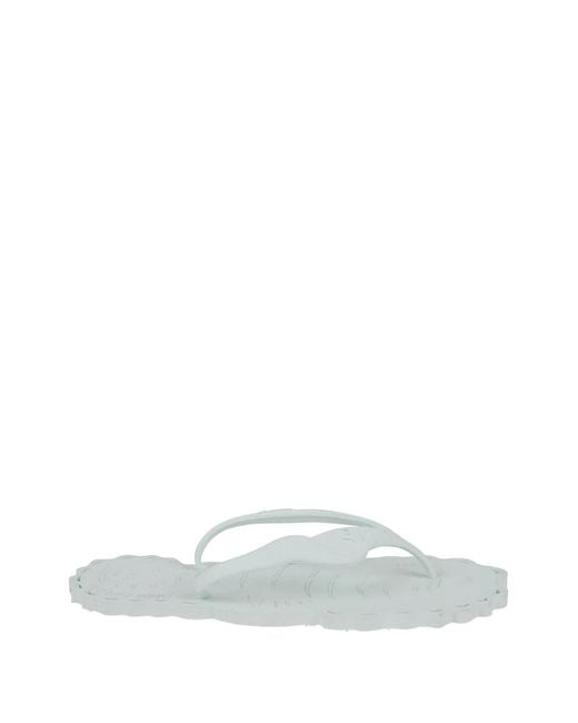 Zimmermann White Seafoam Thong Sandals
