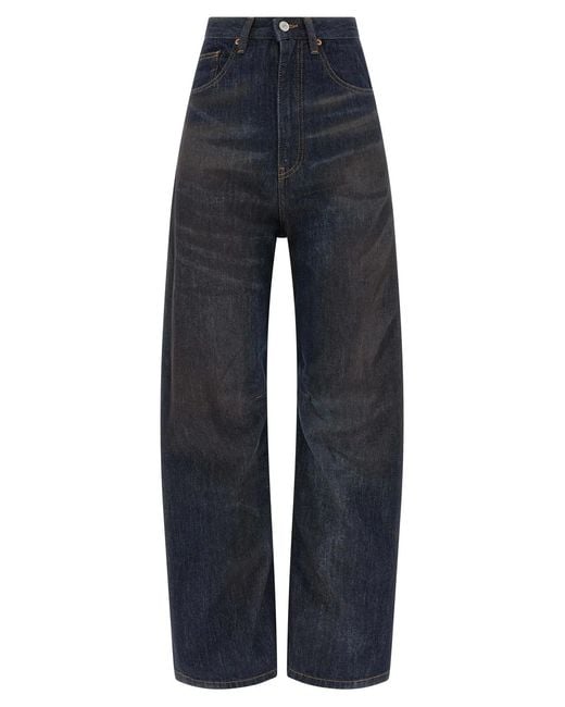 MM6 by Maison Margiela Blue 5-Pocket Jeans