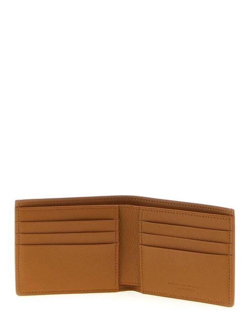 Brunello Cucinelli Brown Calfskin Wallet for men