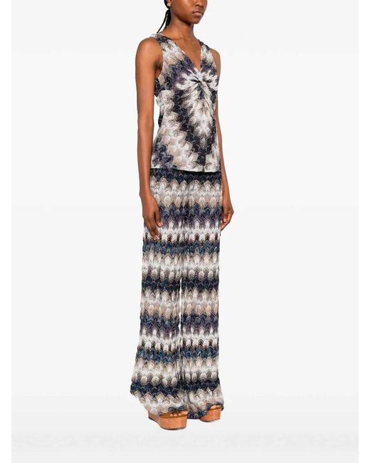 Missoni Gray Multicolour Viscose Top