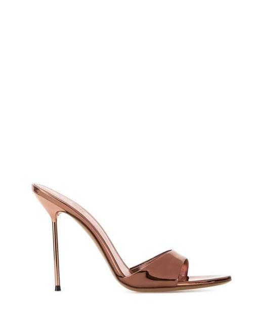 Paris Texas Brown Lidia Mule Heel 105