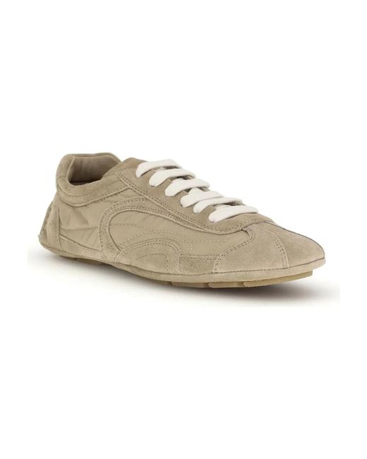 Prada White Montecarlo Re-Edition 2005 Sneakers