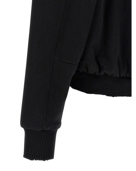 Thom Krom Black Hoodie for men