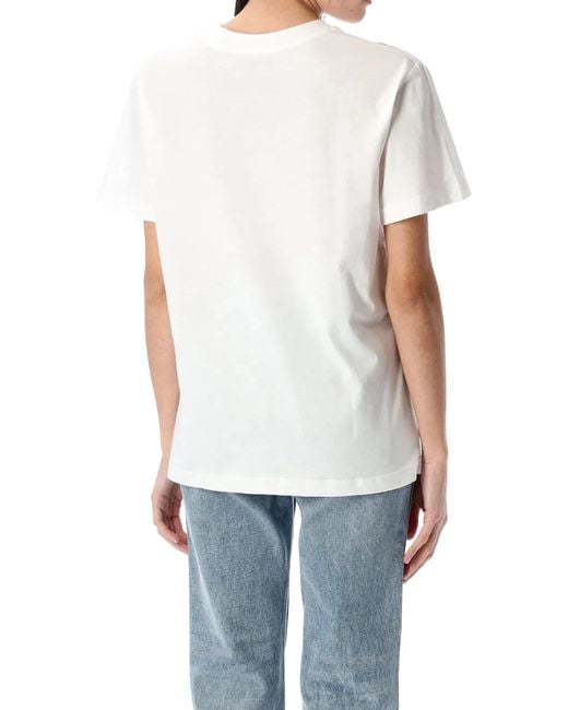 A.P.C. White Standard Grand Vpc Cotton T-Shirt